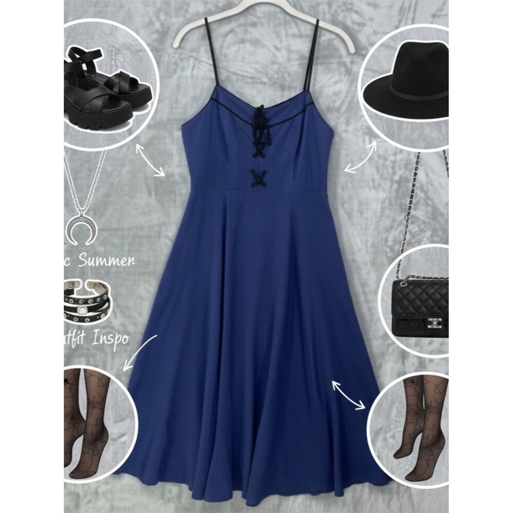 Cooperative luxury siren bookish gothic Dress Lace-Up pleated skirt tailored